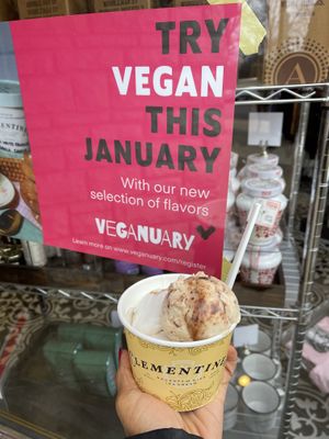 Veganuary  #Veganuary at Clementine's Naughty & Nice Creamery in Clayton