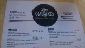 Vegan friendly at LEO Pancakes in Leuven