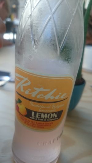 Citron lemonade at LEO Pancakes in Leuven