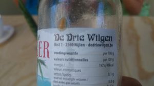 Local Belgian ginger juice at LEO Pancakes in Leuven