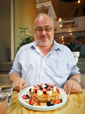 Fruit pancakes at LEO Pancakes in Leuven