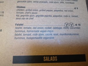 Menu at LEO Pancakes in Leuven