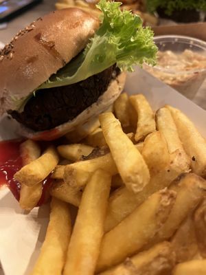 Yokozuna vegan burger 👌   at The Grazing Shed in Cardiff