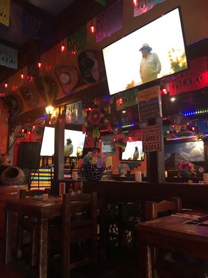 Colourful interior at Viva Mexico in Langley