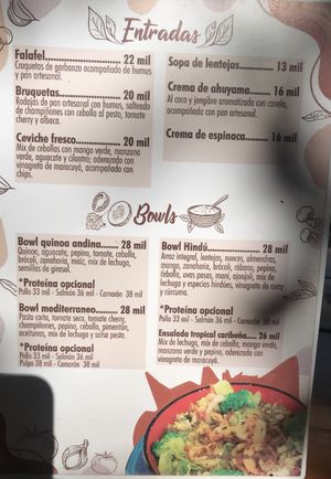   at Cocina de Emy Natural Food in Santa Marta