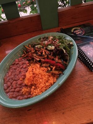 The Aquarius plate made vegan at Aquarius Taqueria in Eureka Springs