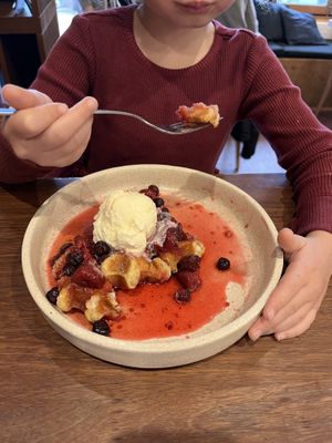 Vegetarian Waffles   at Mr. in Macedon