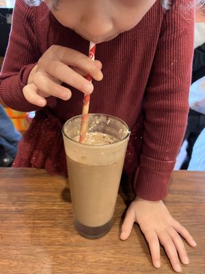 Vegan snickers smoothie   at Mr. in Macedon
