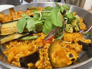 Chipotle Paella  at Nammi Plant Lab in Seoul