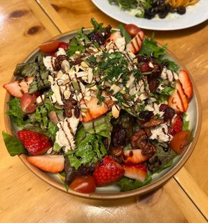 ricotta cheese salad (amazing!!!)  at Nammi Plant Lab in Seoul