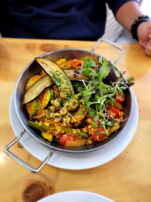Paella at Nammi Plant Lab in Seoul