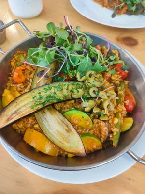 Paella at Nammi Plant Lab in Seoul