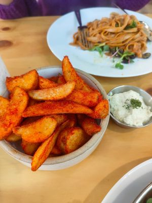 Fries that shock your taste buds at Nammi Plant Lab in Seoul