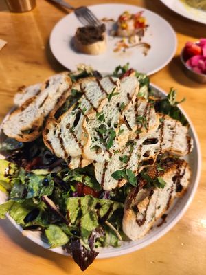 Caesar salad at Nammi Plant Lab in Seoul