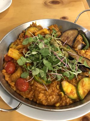 Paella at Nammi Plant Lab in Seoul