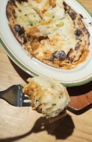 Lasagne al Forno - close-up at Nammi Plant Lab in Seoul