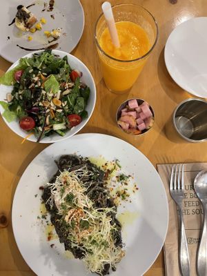 Meal set  at Nammi Plant Lab in Seoul