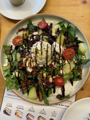 Vegan cheese salad  at Nammi Plant Lab in Seoul