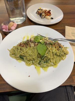 Verde pasta #Veganuary at Nammi Plant Lab in Seoul