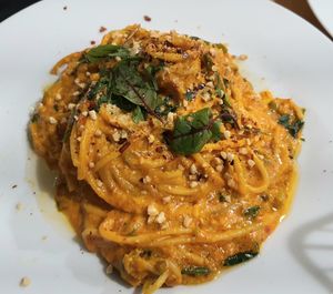 pasta at Nammi Plant Lab in Seoul