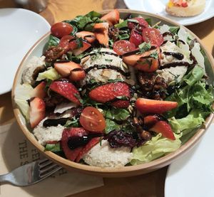 Ricotta salad at Nammi Plant Lab in Seoul