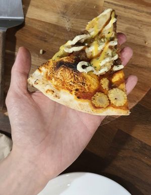 New Hawaiian Steak Pizza - size at Nammi Plant Lab in Seoul