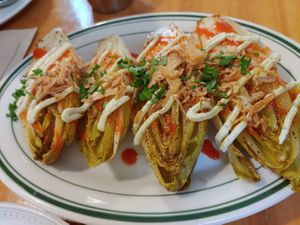 Grilled Endives at Nammi Plant Lab in Seoul