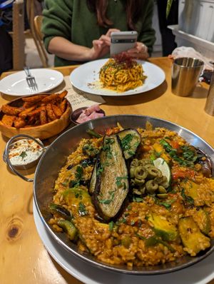Paella at Nammi Plant Lab in Seoul