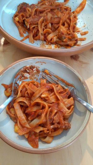 Tomato Fettuccine at Nammi Plant Lab in Seoul