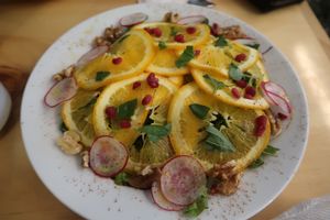 Salad (not my favorite but very light & fresh) at Nammi Plant Lab in Seoul