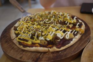 Hawiian Pizza at Nammi Plant Lab in Seoul