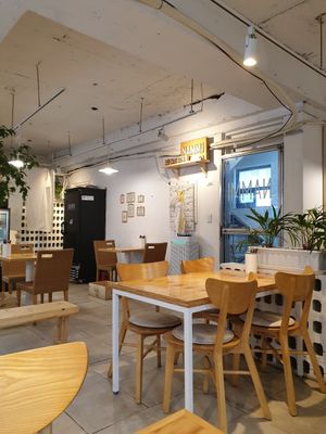 The interior at Nammi Plant Lab in Seoul