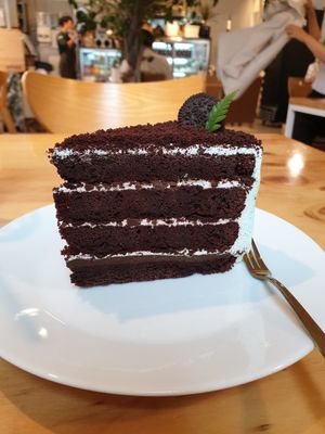 Mint Choco Cake at Nammi Plant Lab in Seoul