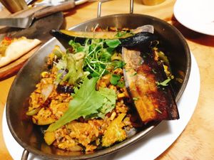 Paella at Nammi Plant Lab in Seoul