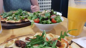 Salad at Nammi Plant Lab in Seoul