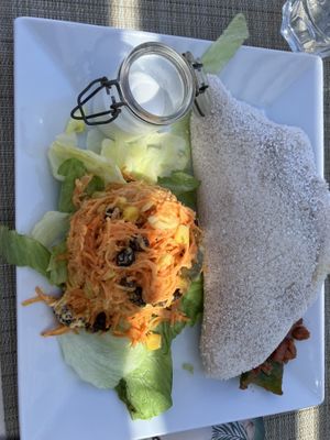 Galette de tapioca végane   at Casa Brasil in Palavas-les-flots