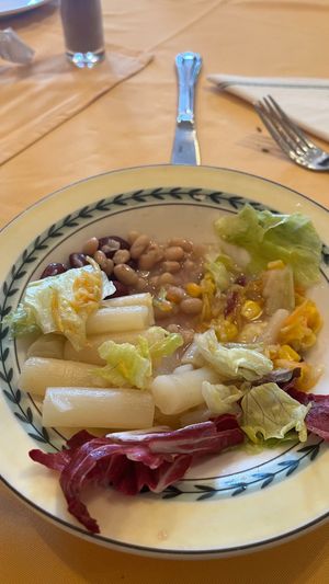 mixed salad at Kirchenwirt in Strobl