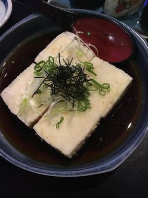 Agedashi Tofu at Midori's Floating World Cafe in Minneapolis