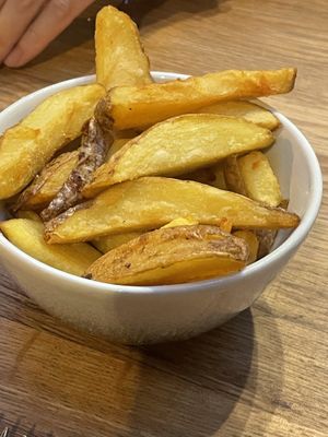 Hand cut chips   at Garrison West in Fort William