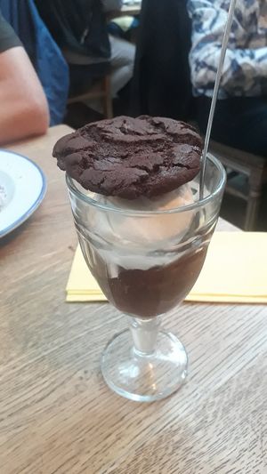 Cookies with vegan ice cream at Garrison West in Fort William