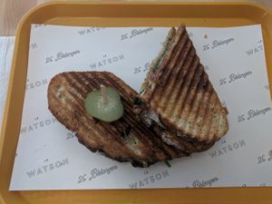 Faux grilled cheese at Le Watson in Montreal