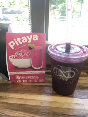 “Long Life” smoothie at 11:11 in Newton