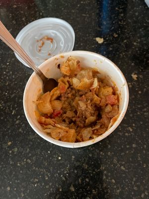 Hamburger Mac and cheese  at Trio Plant-Based in Minneapolis