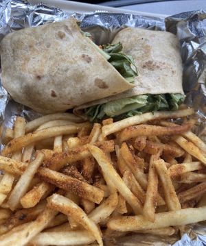 Cajun fries were very good   at Trio Plant-Based in Minneapolis