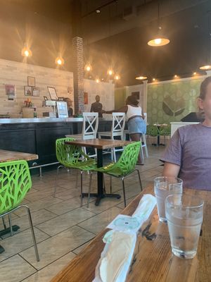 they finally have indoor seating!!!!!!!!😄 at Trio Plant-Based in Minneapolis