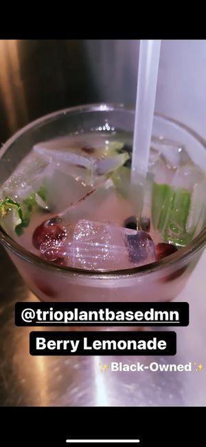 Berry Lemonade 💕  at Trio Plant-Based in Minneapolis