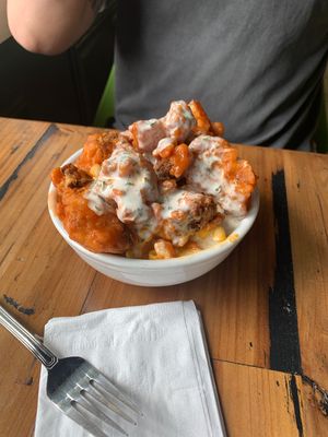 buffalo mac omgggggg so yum  at Trio Plant-Based in Minneapolis