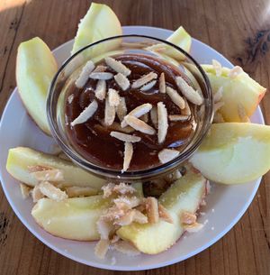 Caramel Apples at Trio Plant-Based in Minneapolis