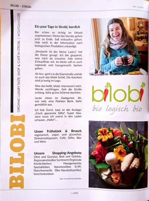 Advertisment: Lake lifestyle (2018).  Volume 1, p.36 at Bilobi Laden & Cafe in Strobl