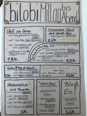 Bilobi’s seasonal menu at Bilobi Laden & Cafe in Strobl